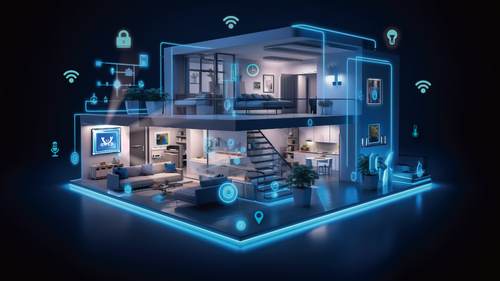 Smart Home IoT Illustration
