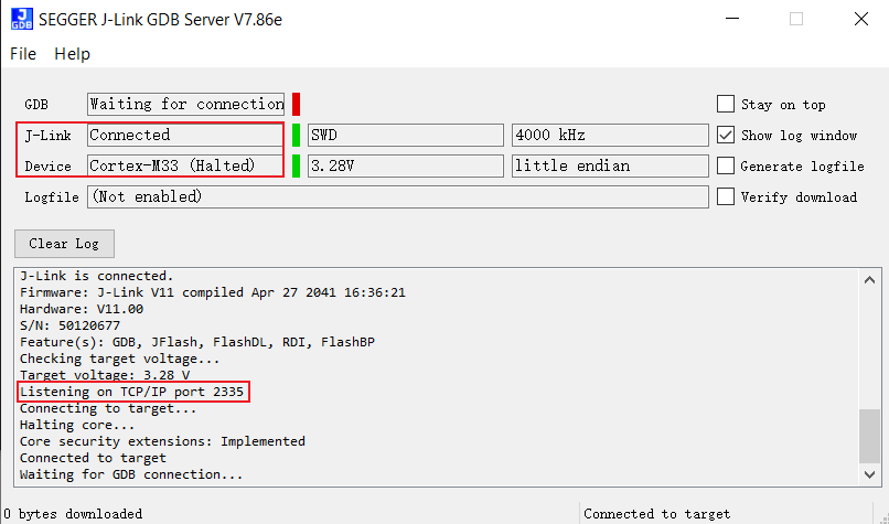 ../../_images/lite_windows_km4_jlink_gdb_server_connection.png